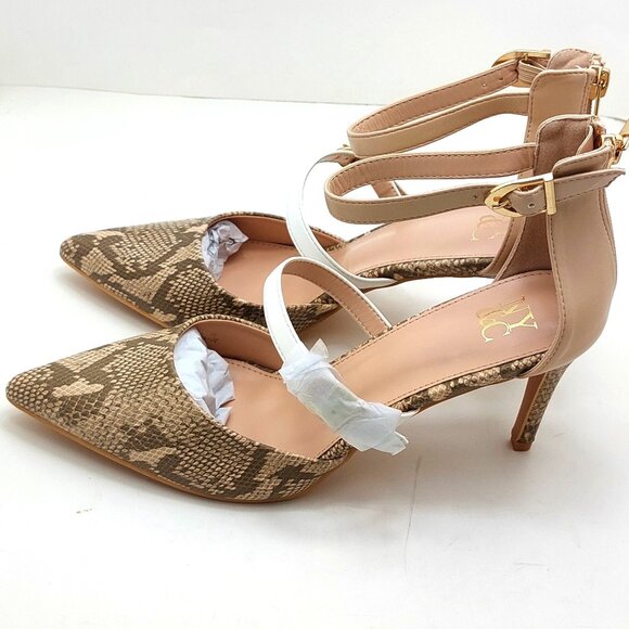 New York & Company Women's Jaelynn Heels - Size 10 - Picture 4 of 15